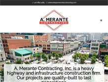 Tablet Screenshot of amerantecontracting.com